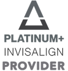 platinum-invisalign-provider Platinum Plus Invisalign Provider logo indicating top-tier certification for Invisalign orthodontic treatment